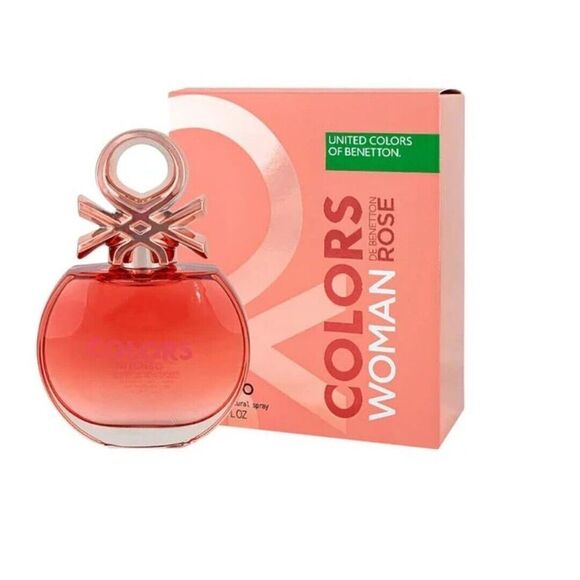 BENETTON COLOR ROSE INTENSE 2.7oz -80 ml EDP Spray for woman New & Sealed.‎ - Picture 4 of 7